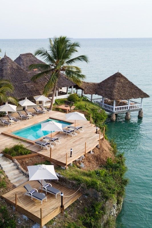Cliffside deck